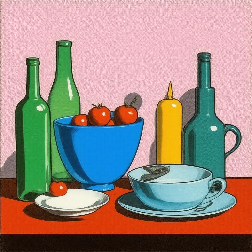 AI-created image of Patrick Caulfield