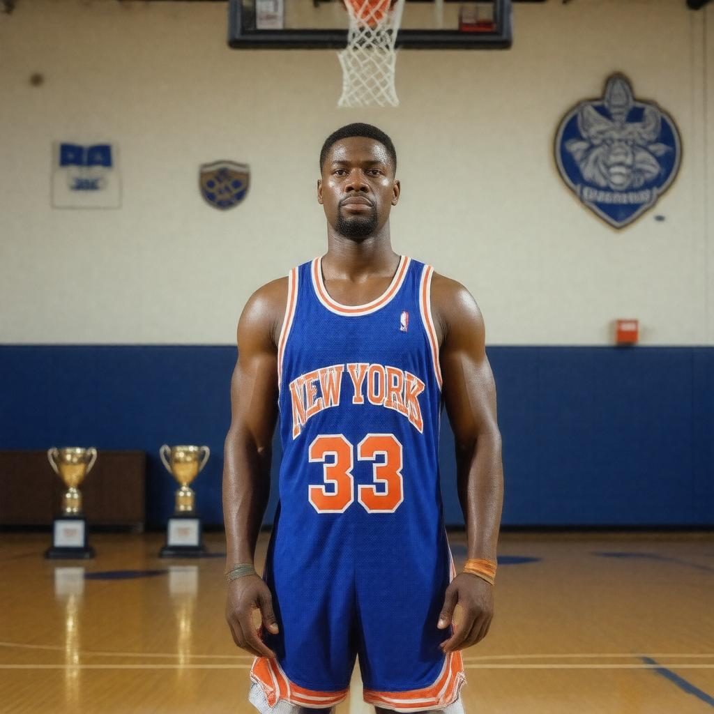 AI-created image of Patrick Ewing