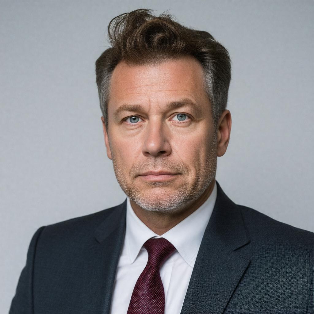 AI-created image of Patrick Marber