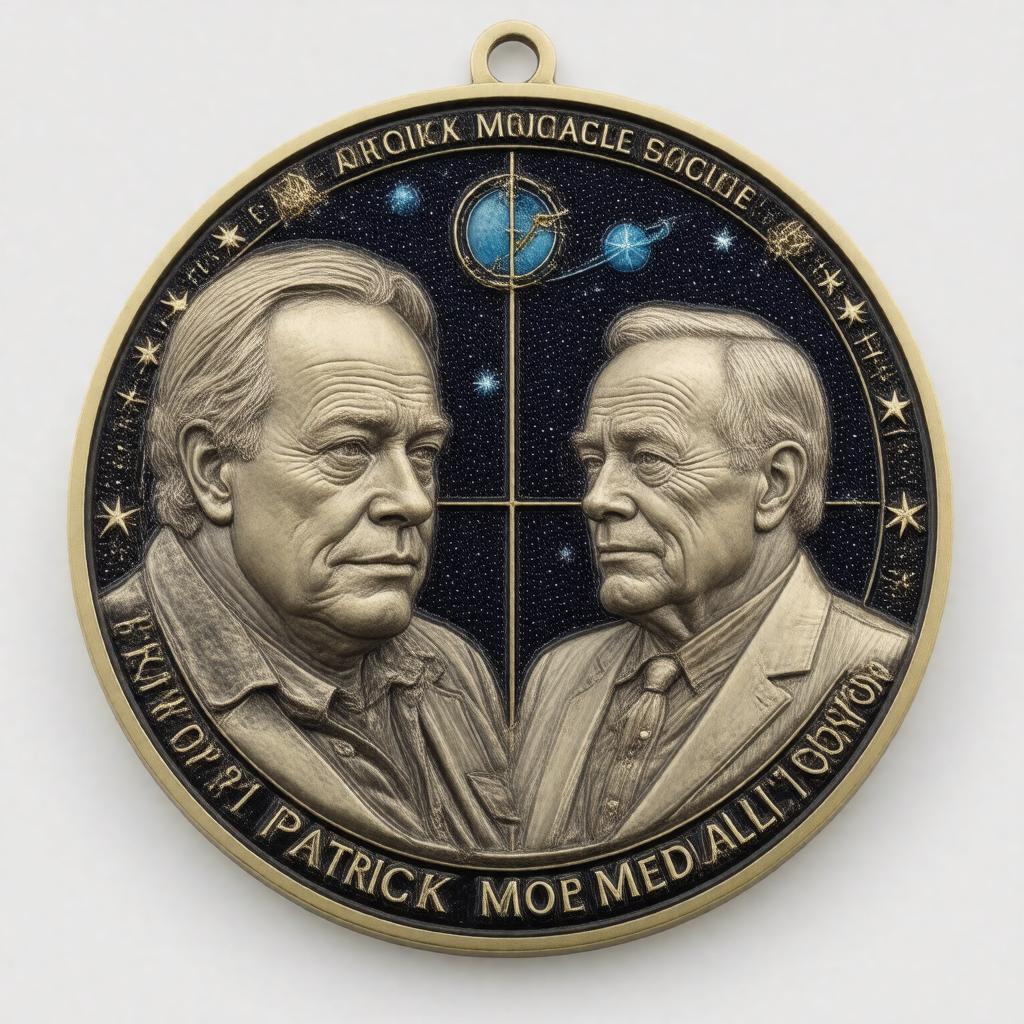 Click to view larger image AI-created image of Patrick Moore Medal