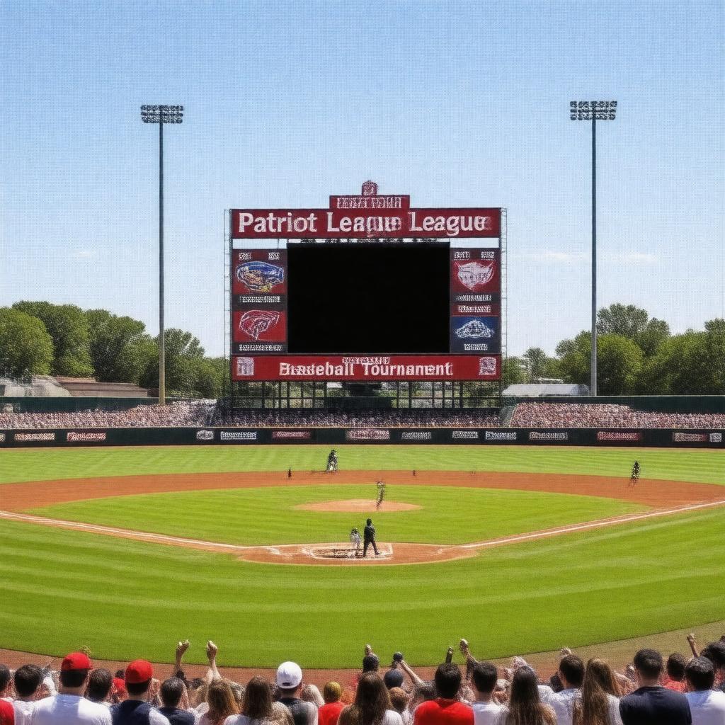 AI-created image of Patriot League Baseball Tournament