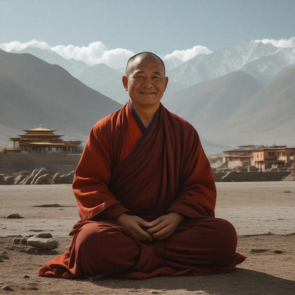 AI-created image of Patrul Rinpoche