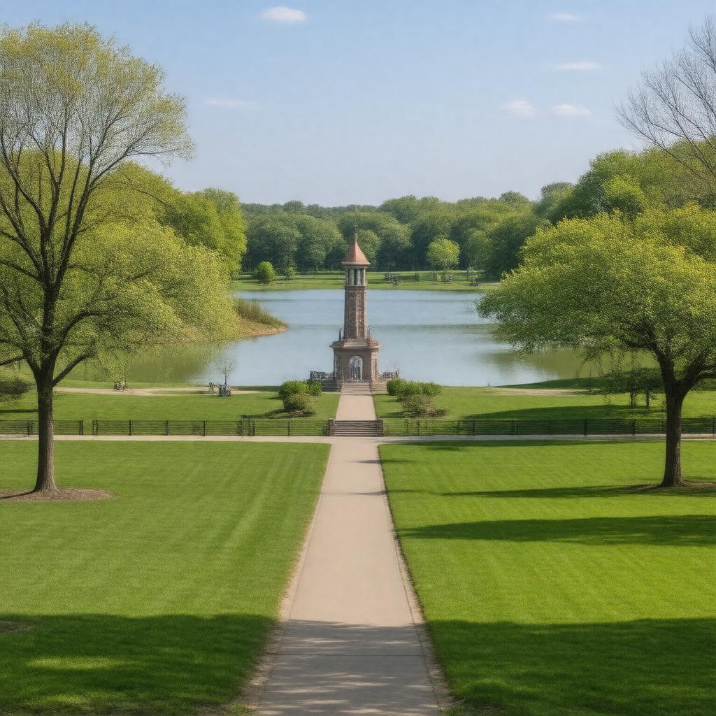 Click to view larger image AI-created image of Patterson Park