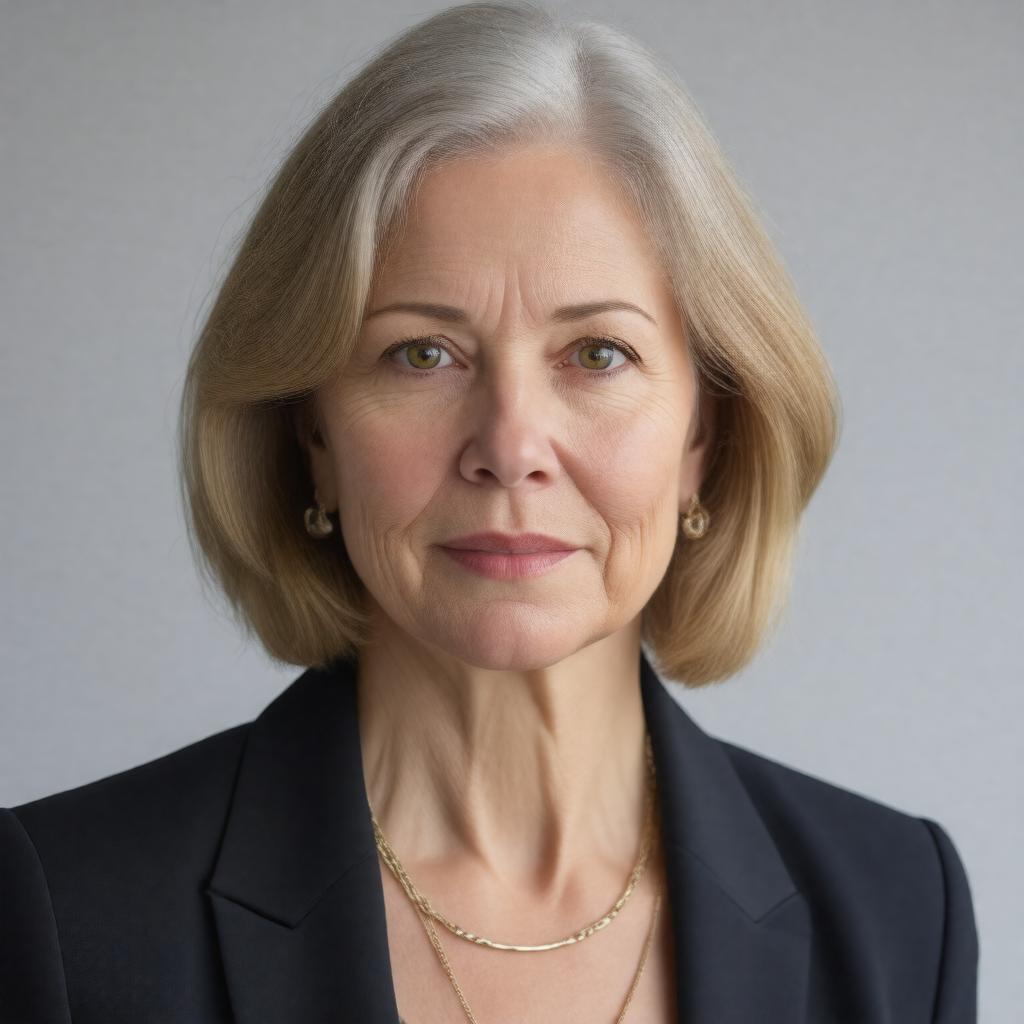 Click to view larger image AI-created image of Patti Neighmond