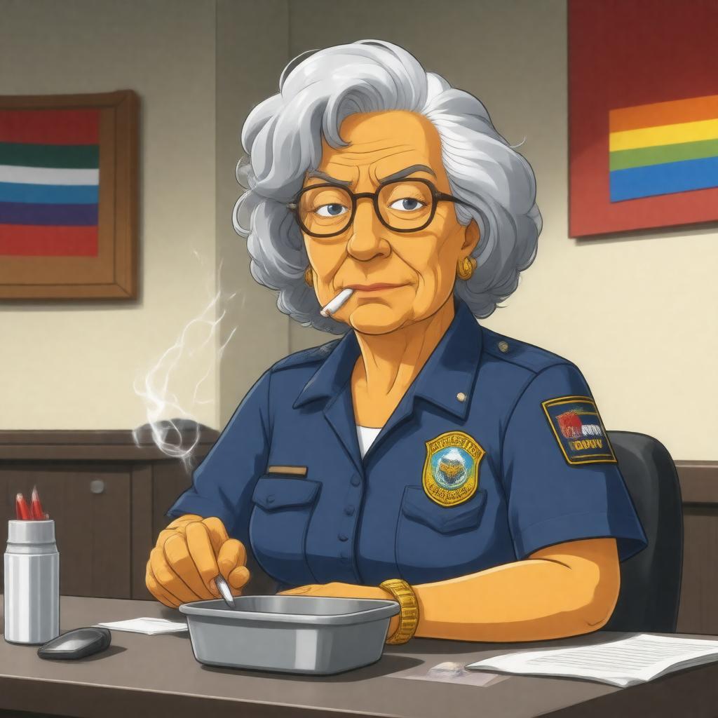 AI-created image of Patty Bouvier