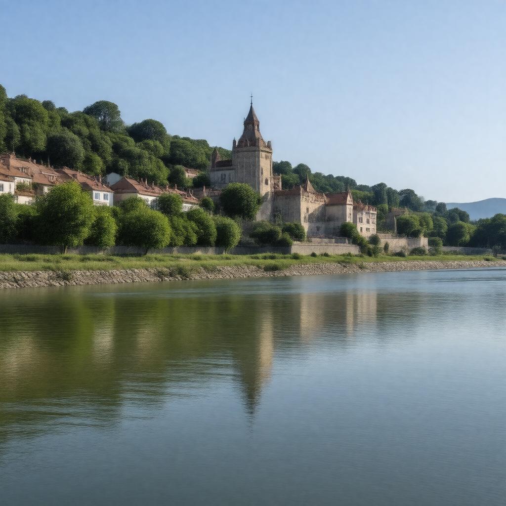 AI-created image of Pau, France