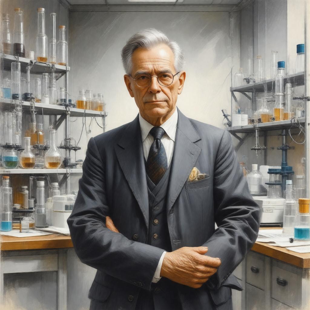 AI-created image of Paul Berg