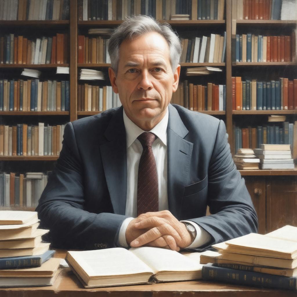 AI-created image of Paul Bloom