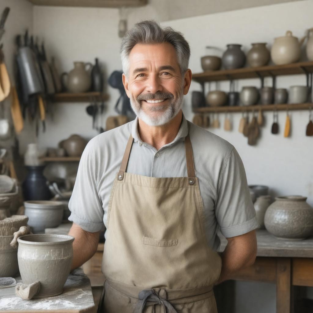 AI-created image of Paul Clay