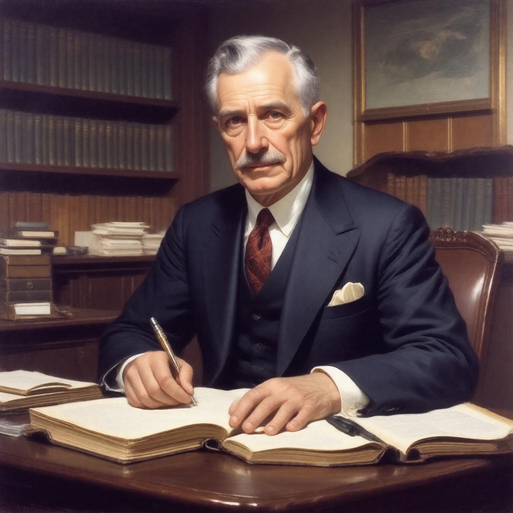 AI-created image of Paul Cravath