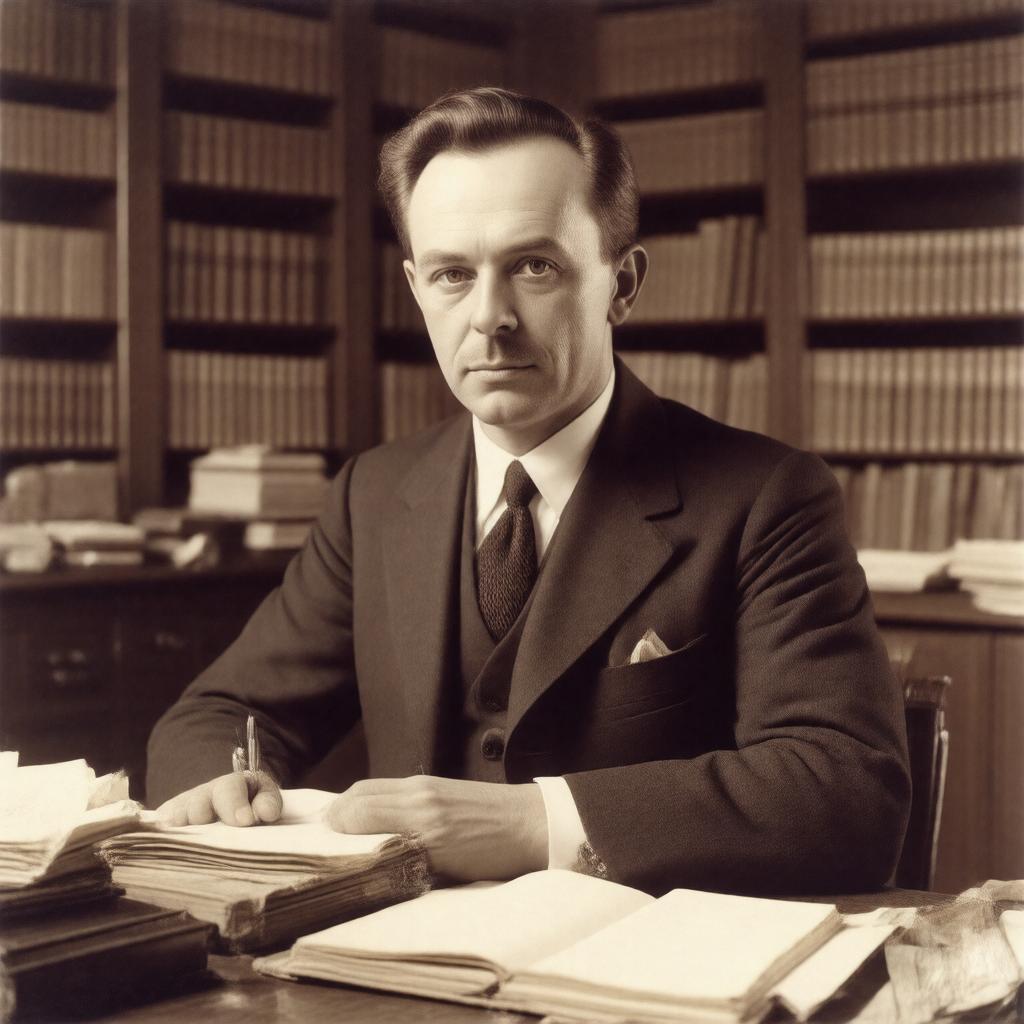 AI-created image of Paul Dirac