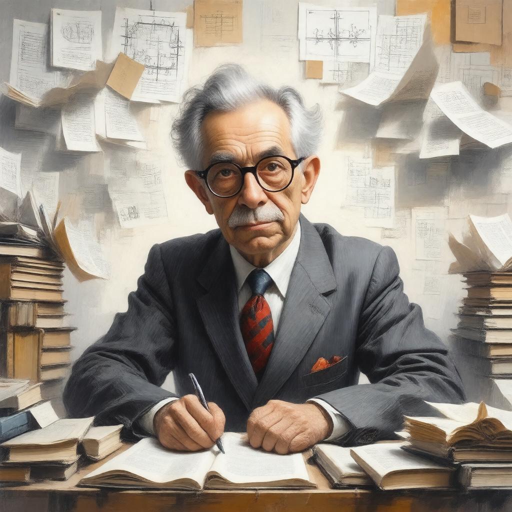 AI-created image of Paul Erdős