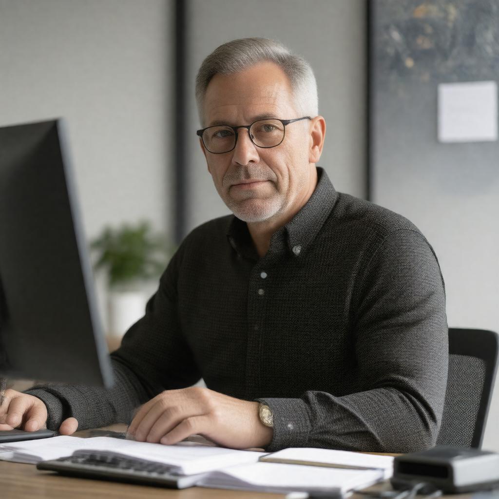 AI-created image of Paul Ford