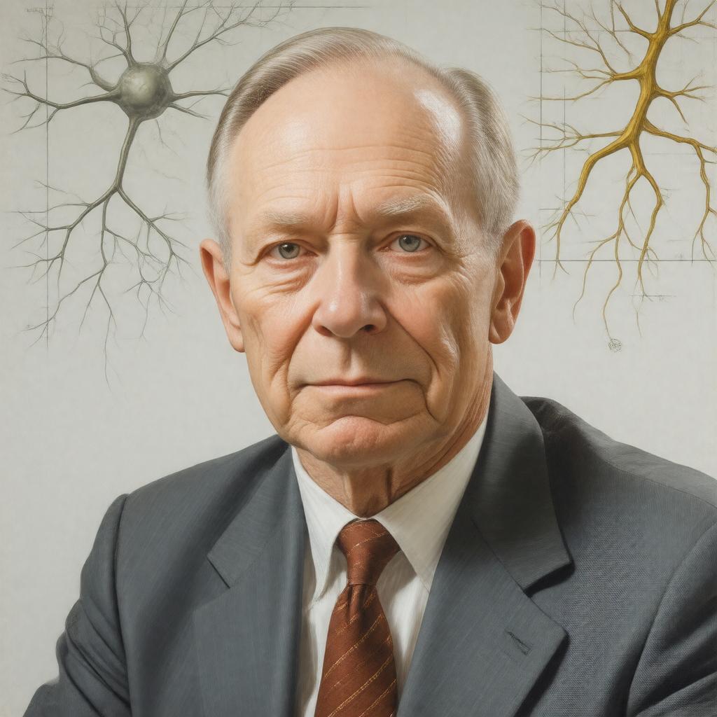 AI-created image of Paul Greengard