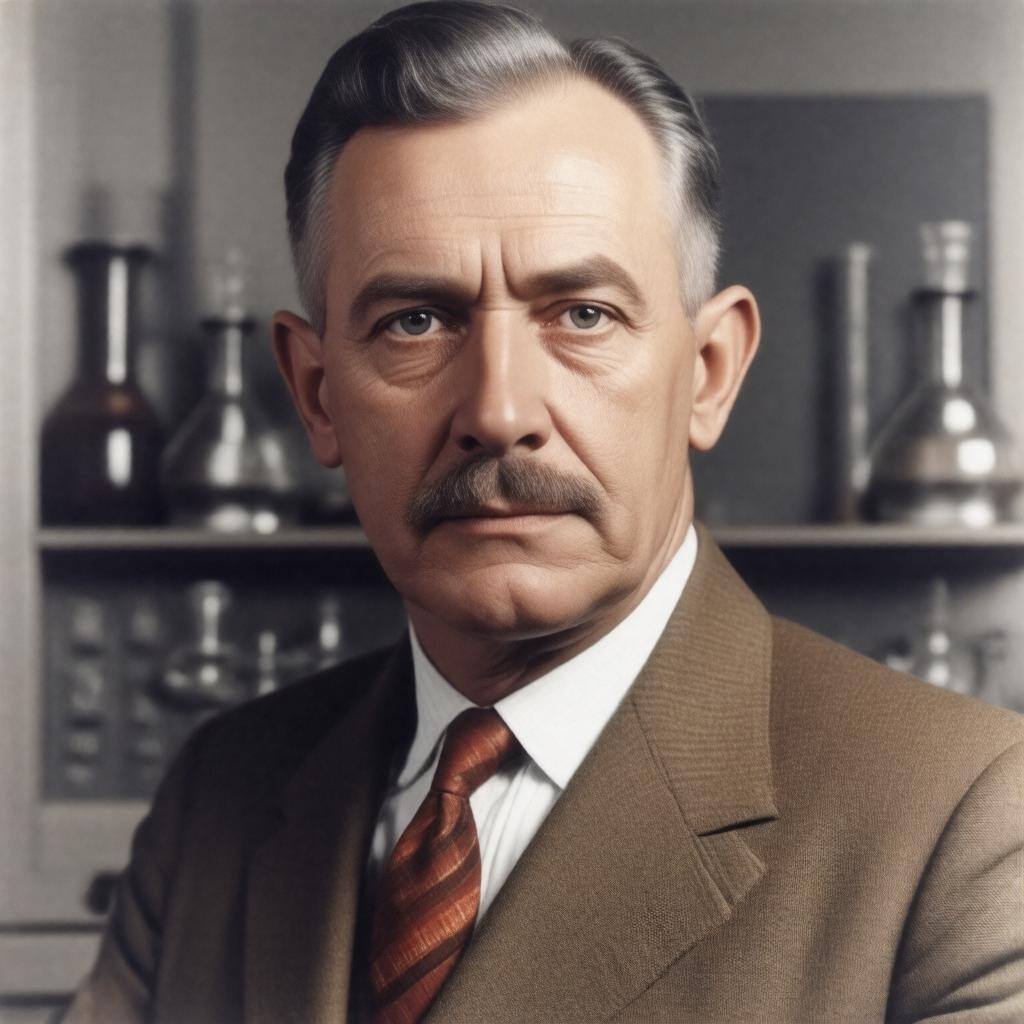 AI-created image of Paul Harteck