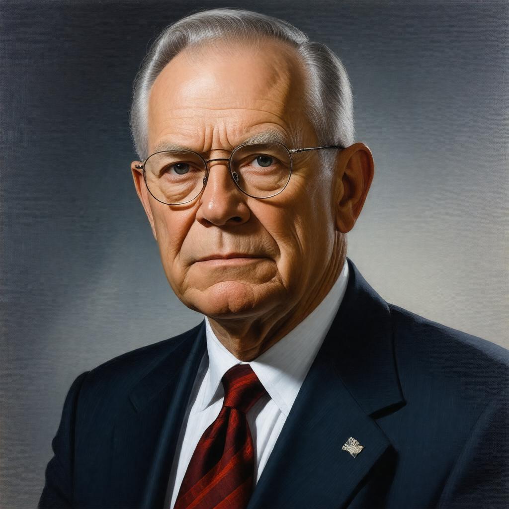 AI-created image of Paul Henry Nitze