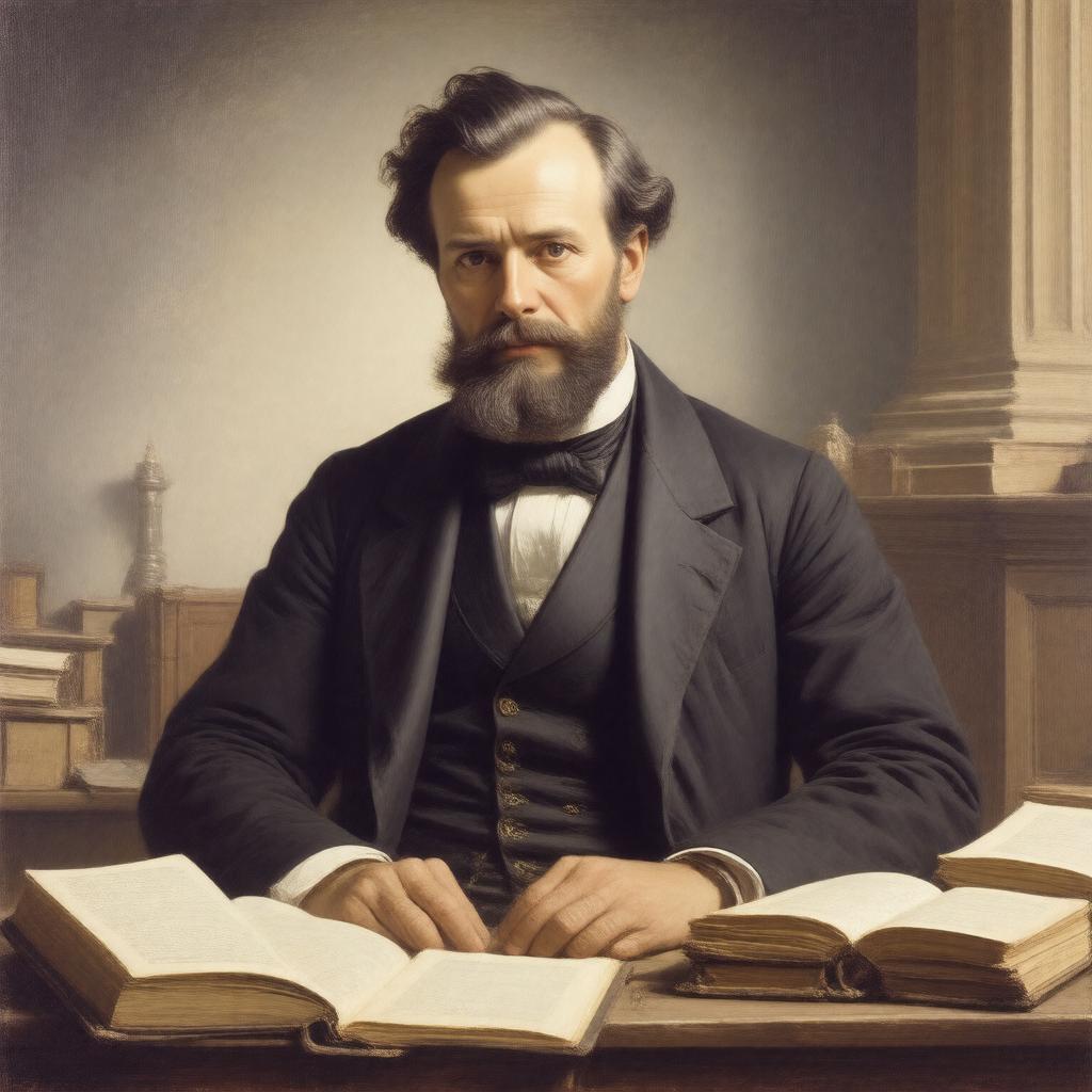 Click to view larger image AI-created image of Paul Johann Anselm Ritter von Feuerbach