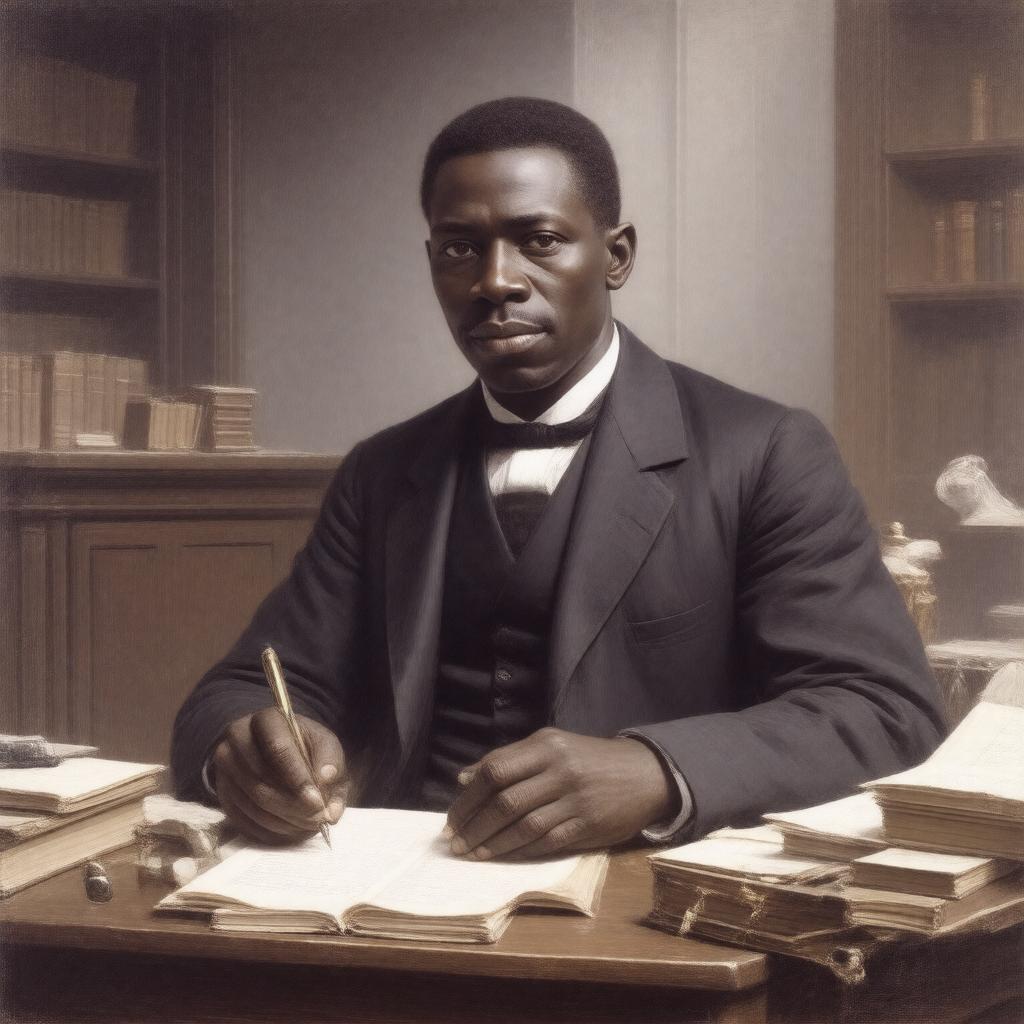 AI-created image of Paul Laurence Dunbar