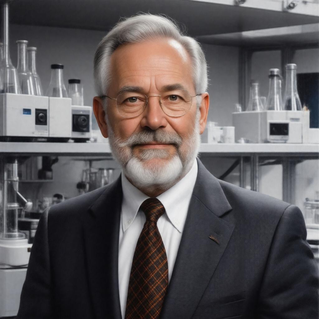 AI-created image of Paul Lauterbur