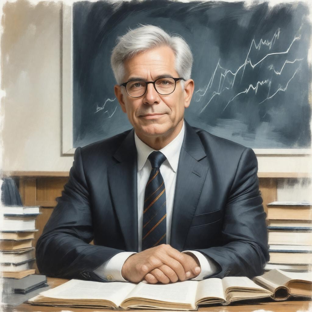 AI-created image of Paul Michael Romer