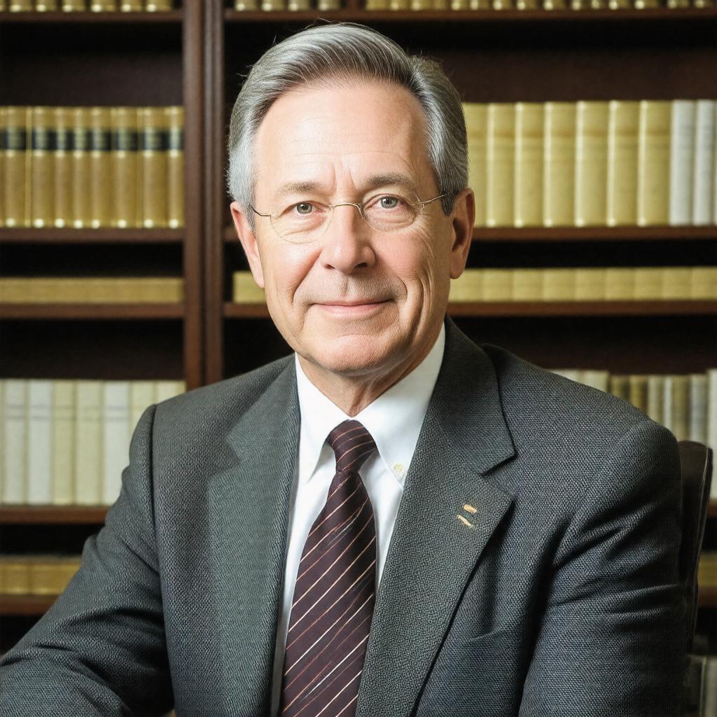 AI-created image of Paul Milgrom