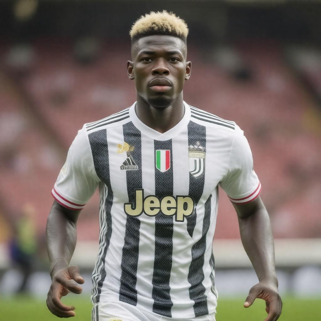 AI-created image of Paul Pogba