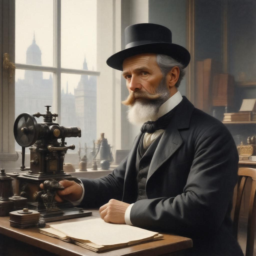 AI-created image of Paul Reuter