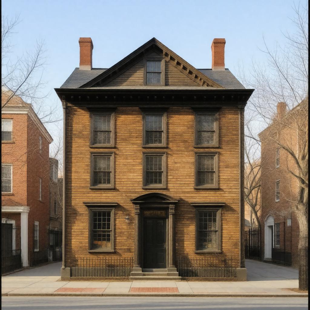 AI-created image of Paul Revere House