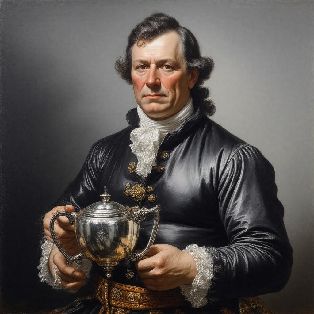 Click to view larger image AI-created image of Paul Revere by John Singleton Copley