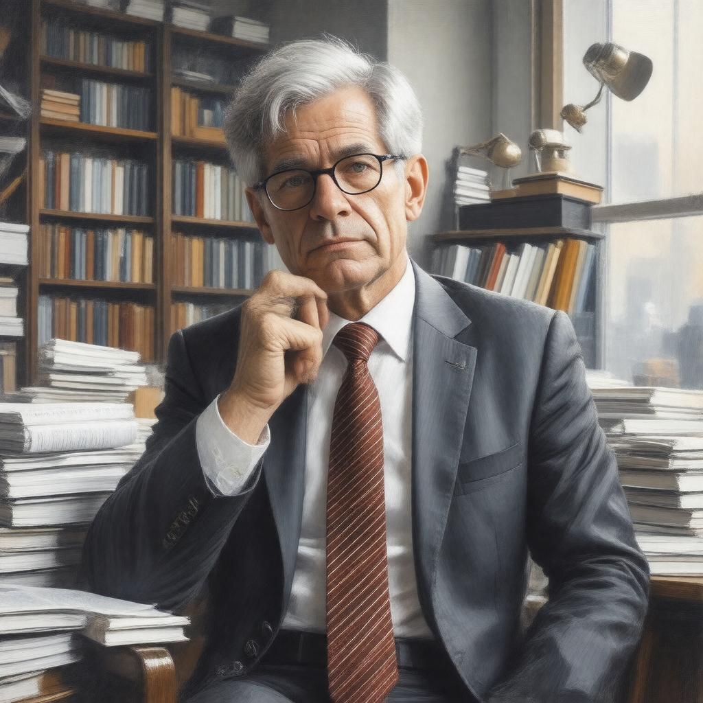 AI-created image of Paul Romer