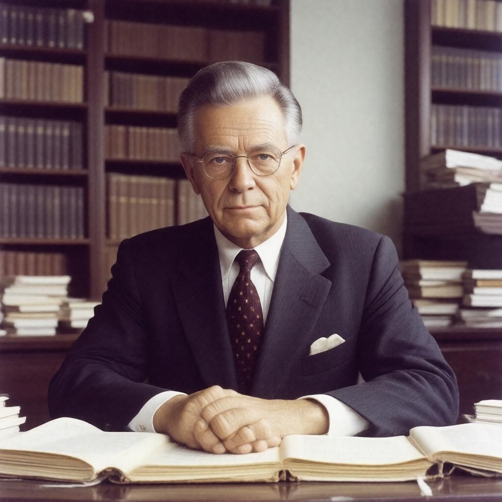AI-created image of Paul Samuelson