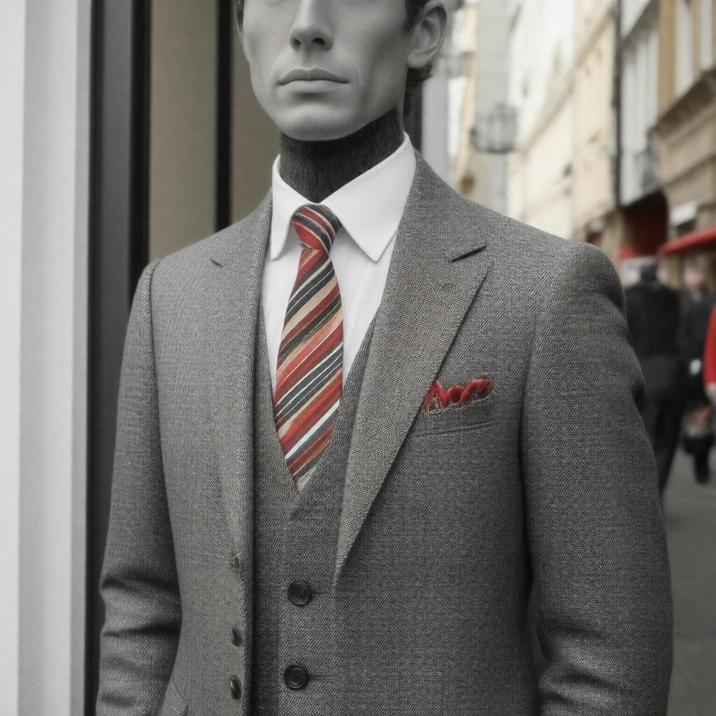 AI-created image of Paul Smith (fashion brand)