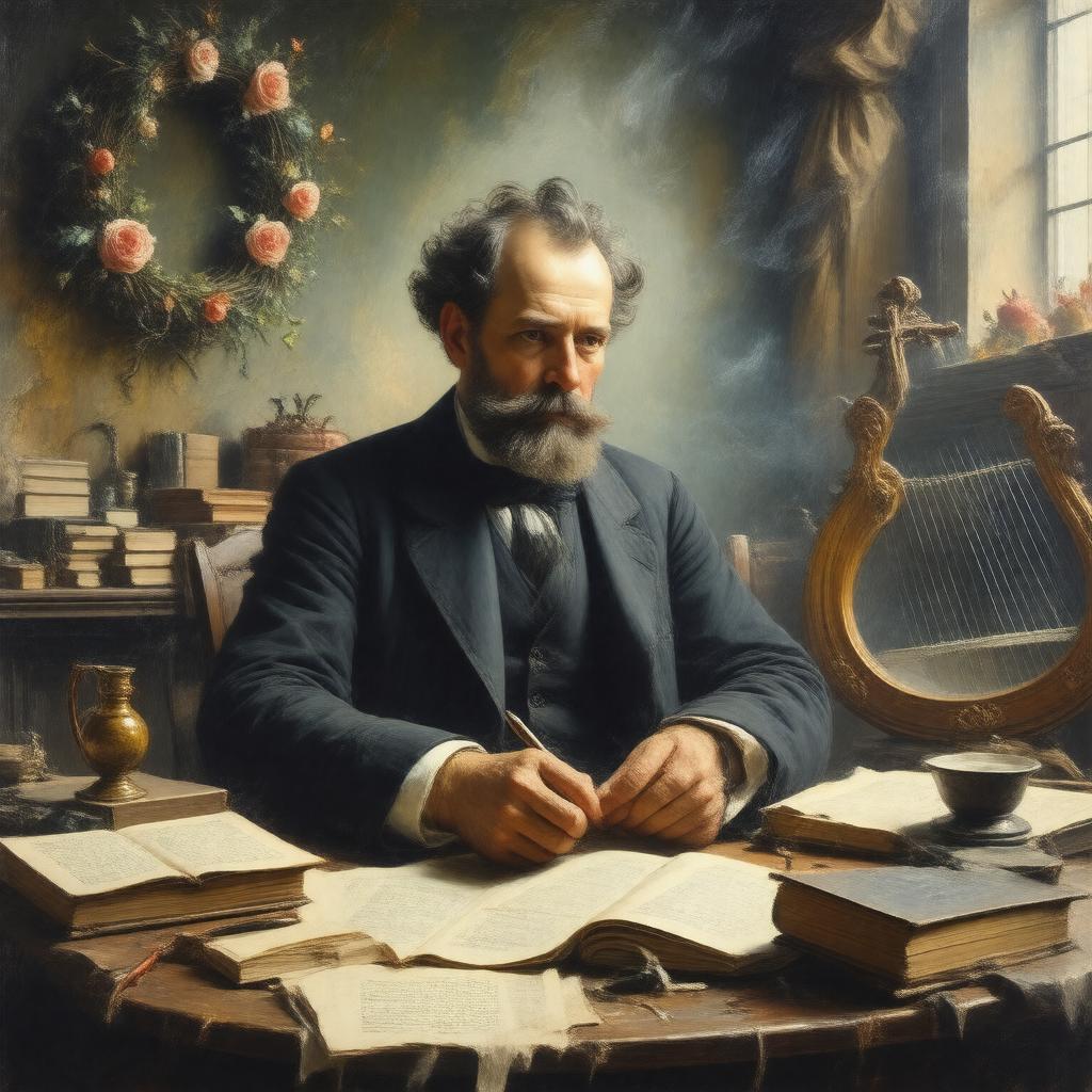 AI-created image of Paul Verlaine