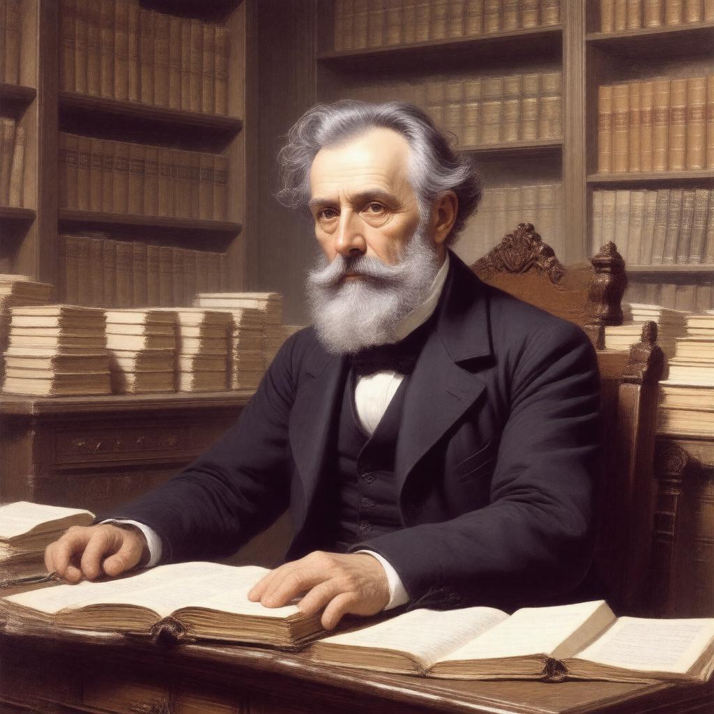 AI-created image of Paul Violet