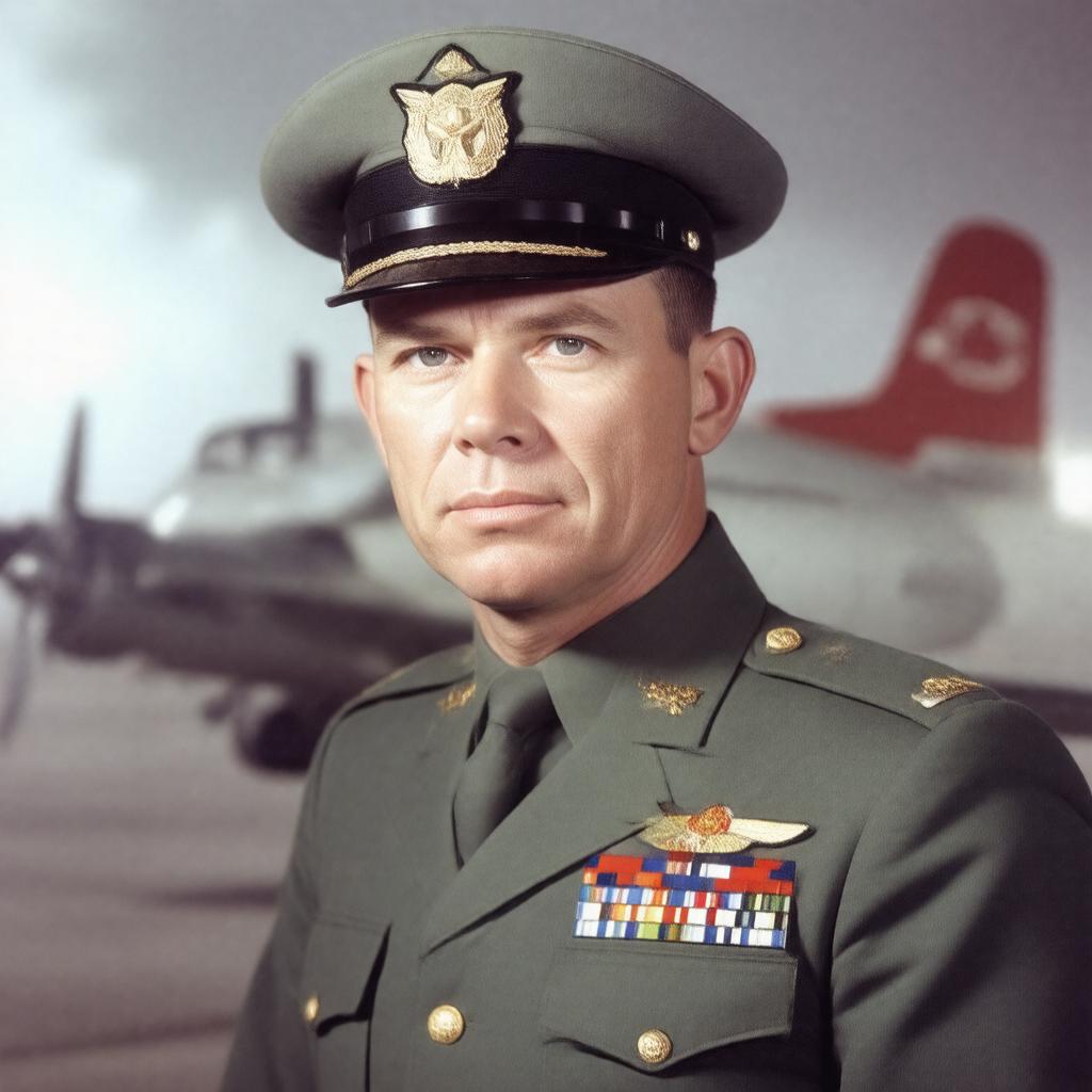 AI-created image of Paul W. Tibbets