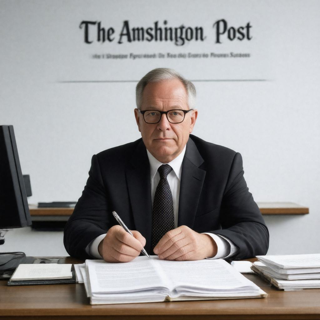 AI-created image of Paul Waldman