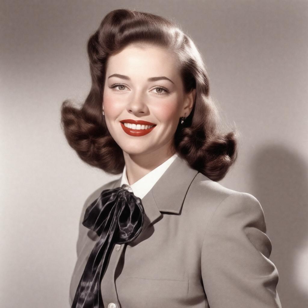 AI-created image of Paulette Goddard