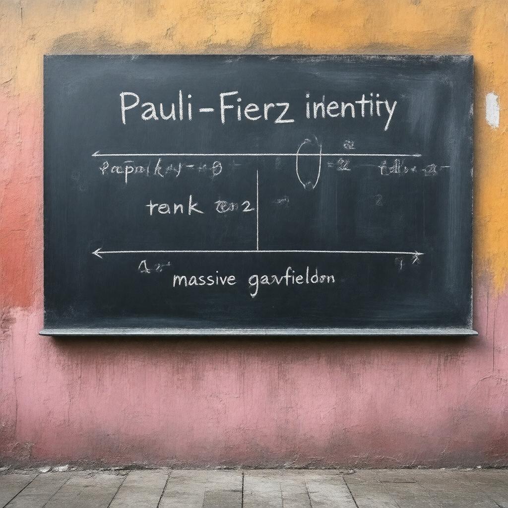 AI-created image of Pauli–Fierz identity