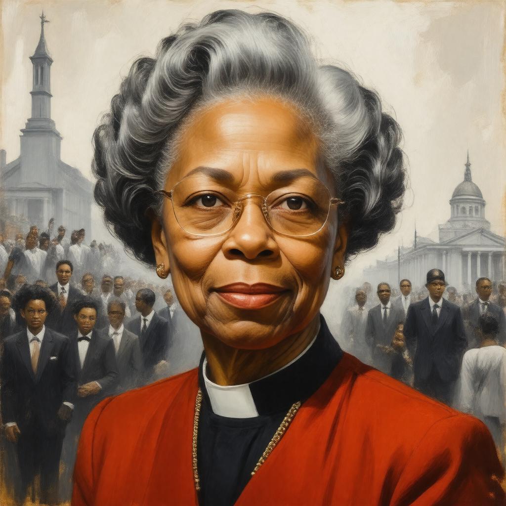 AI-created image of Pauli Murray