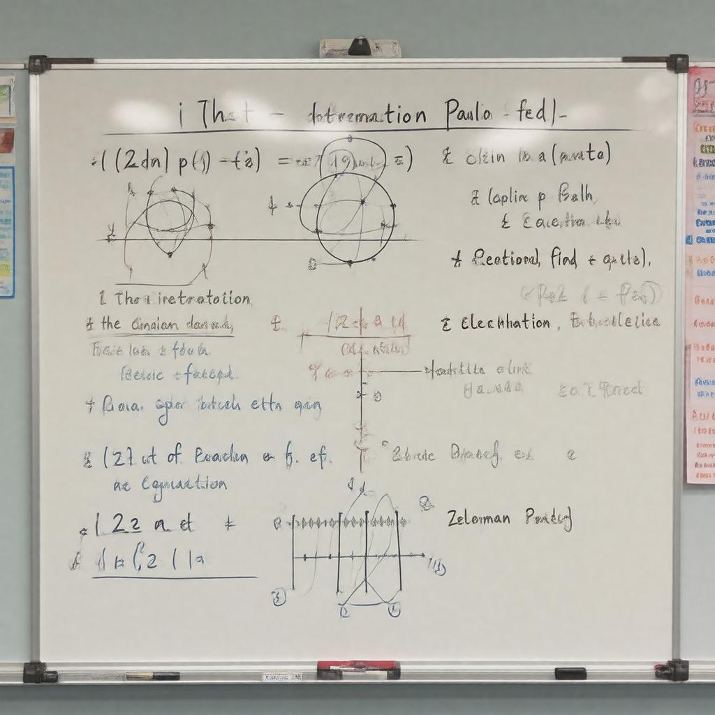 AI-created image of Pauli equation