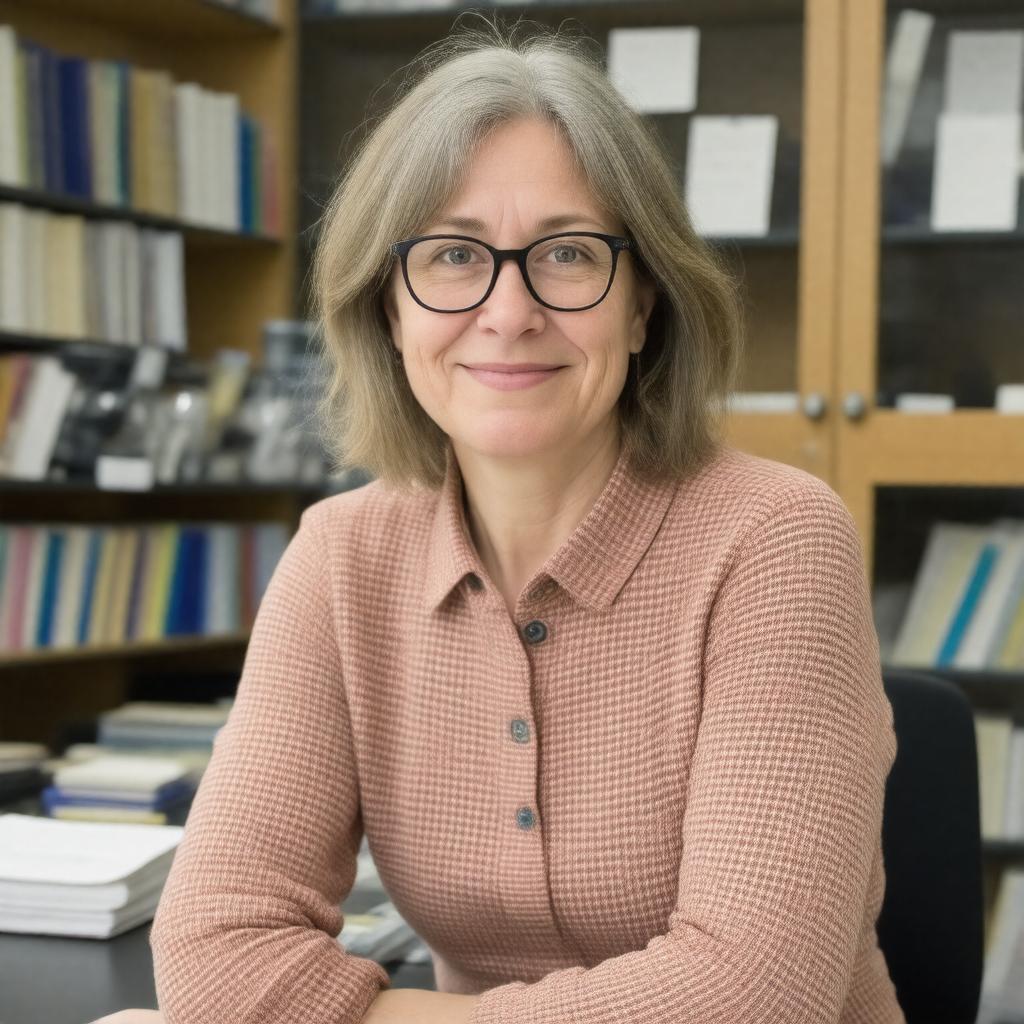 AI-created image of Paulien Hogeweg