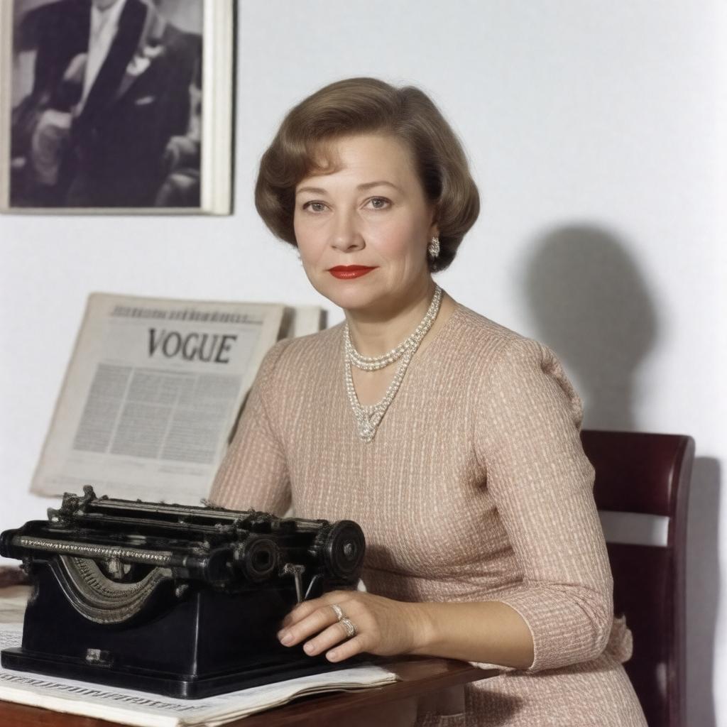 Click to view larger image AI-created image of Pauline Pfeiffer
