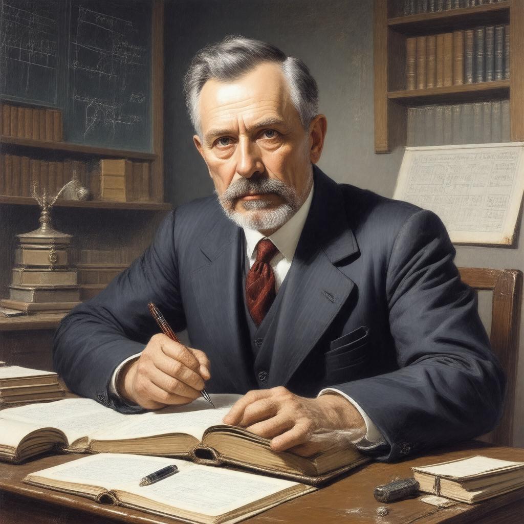 AI-created image of Pavel Alexandrov