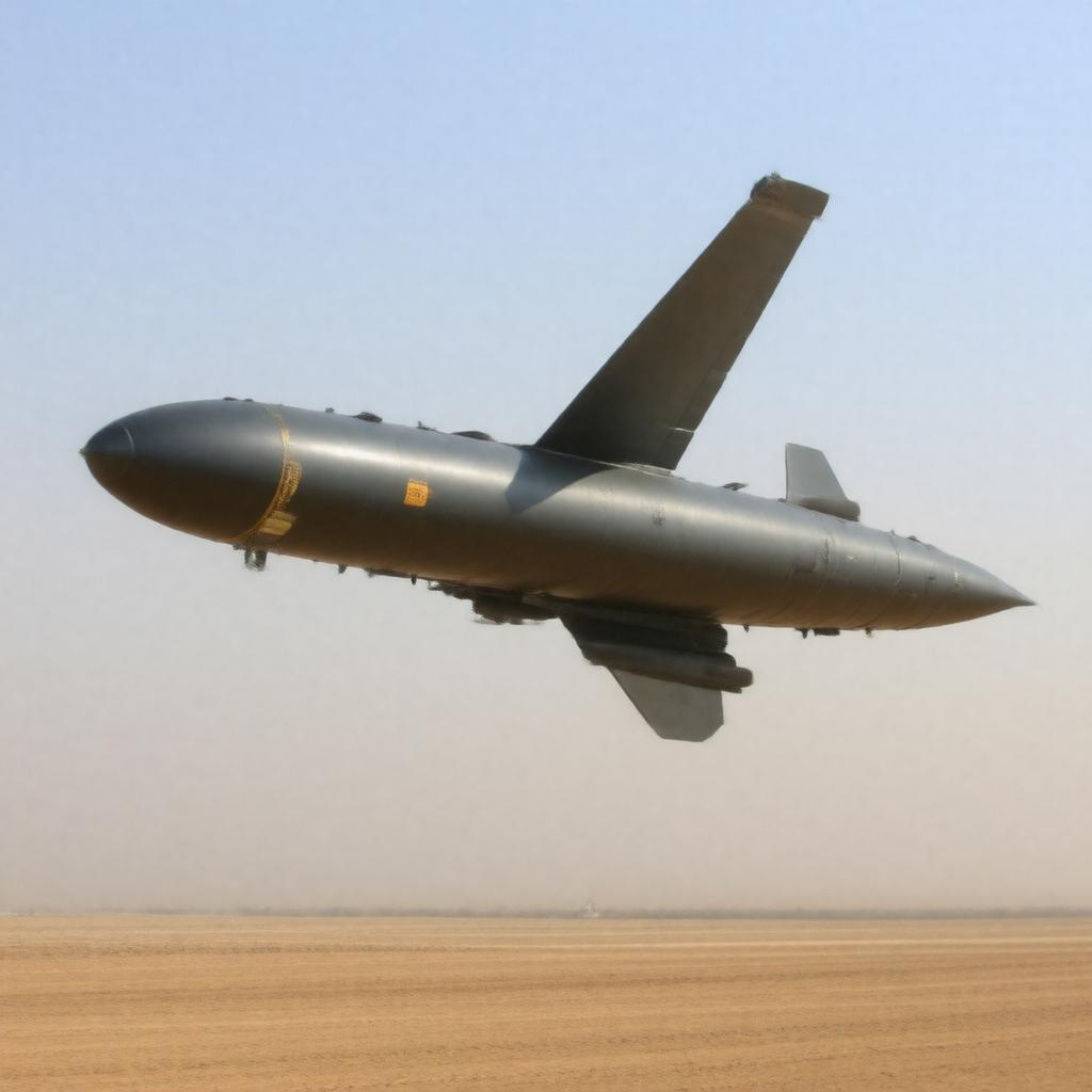 AI-created image of Paveway laser-guided bomb