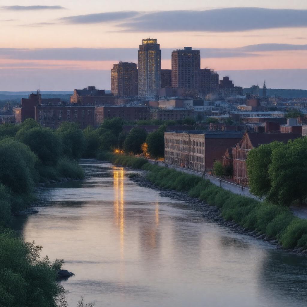 AI-created image of Pawtucket, Rhode Island, United States