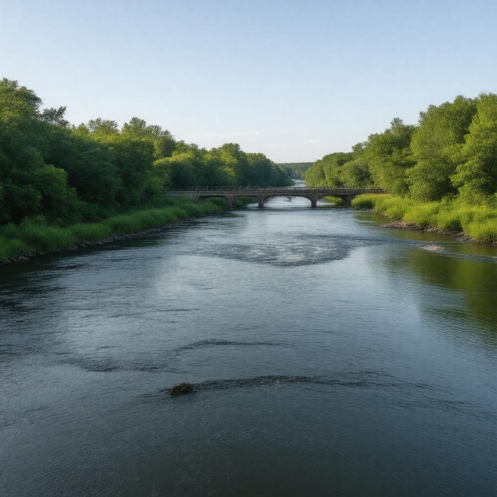 AI-created image of Pawtuxet River