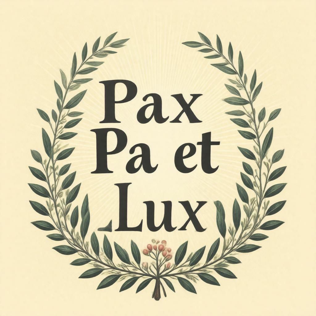 Click to view larger image AI-created image of Pax et Lux
