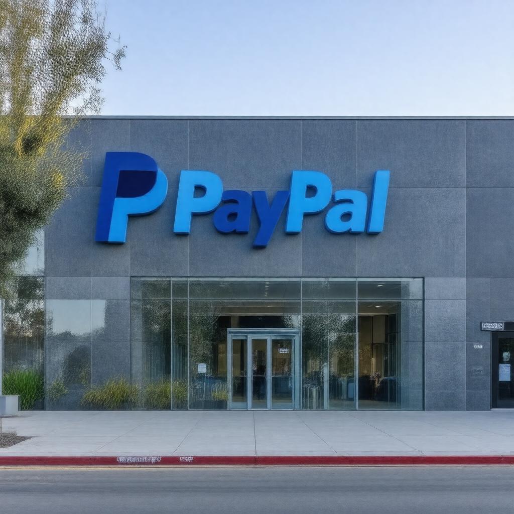 AI-created image of PayPal (until 2015)