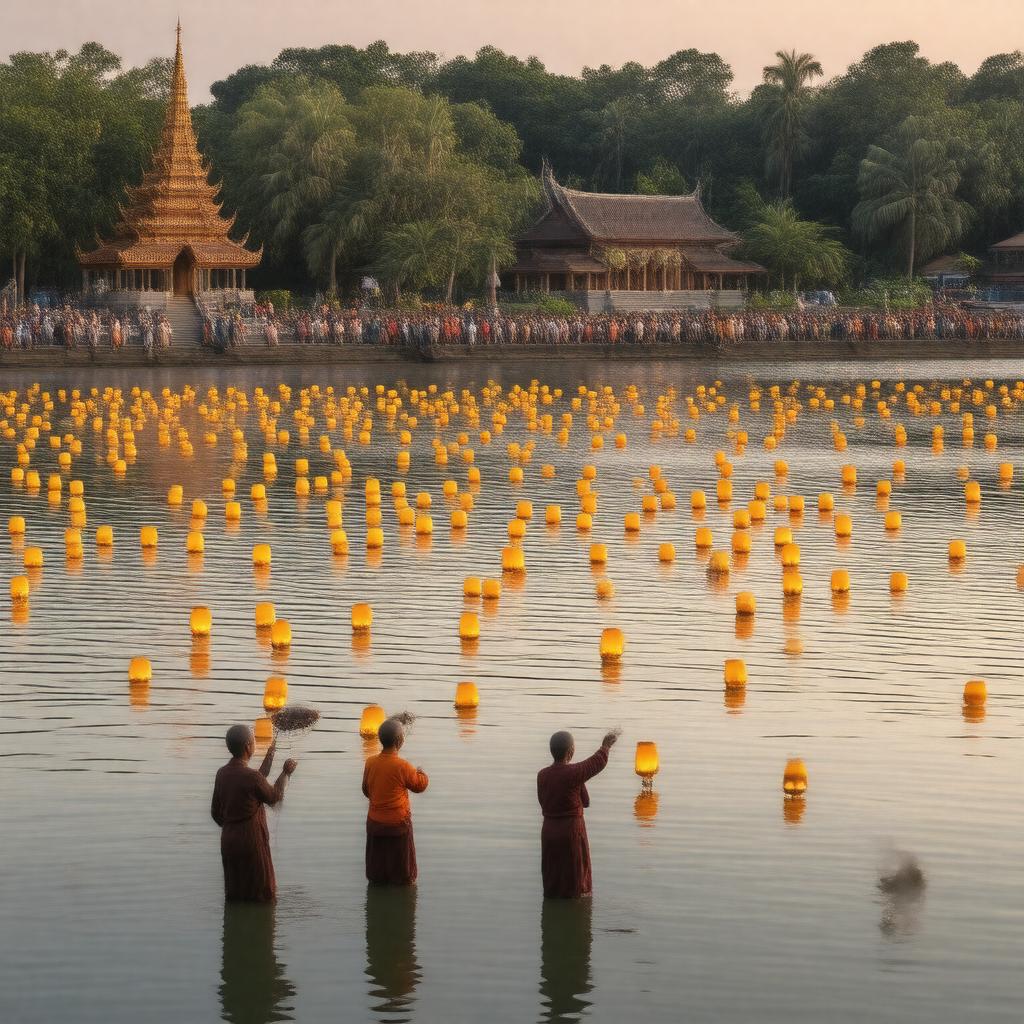AI-created image of Pchum Ben