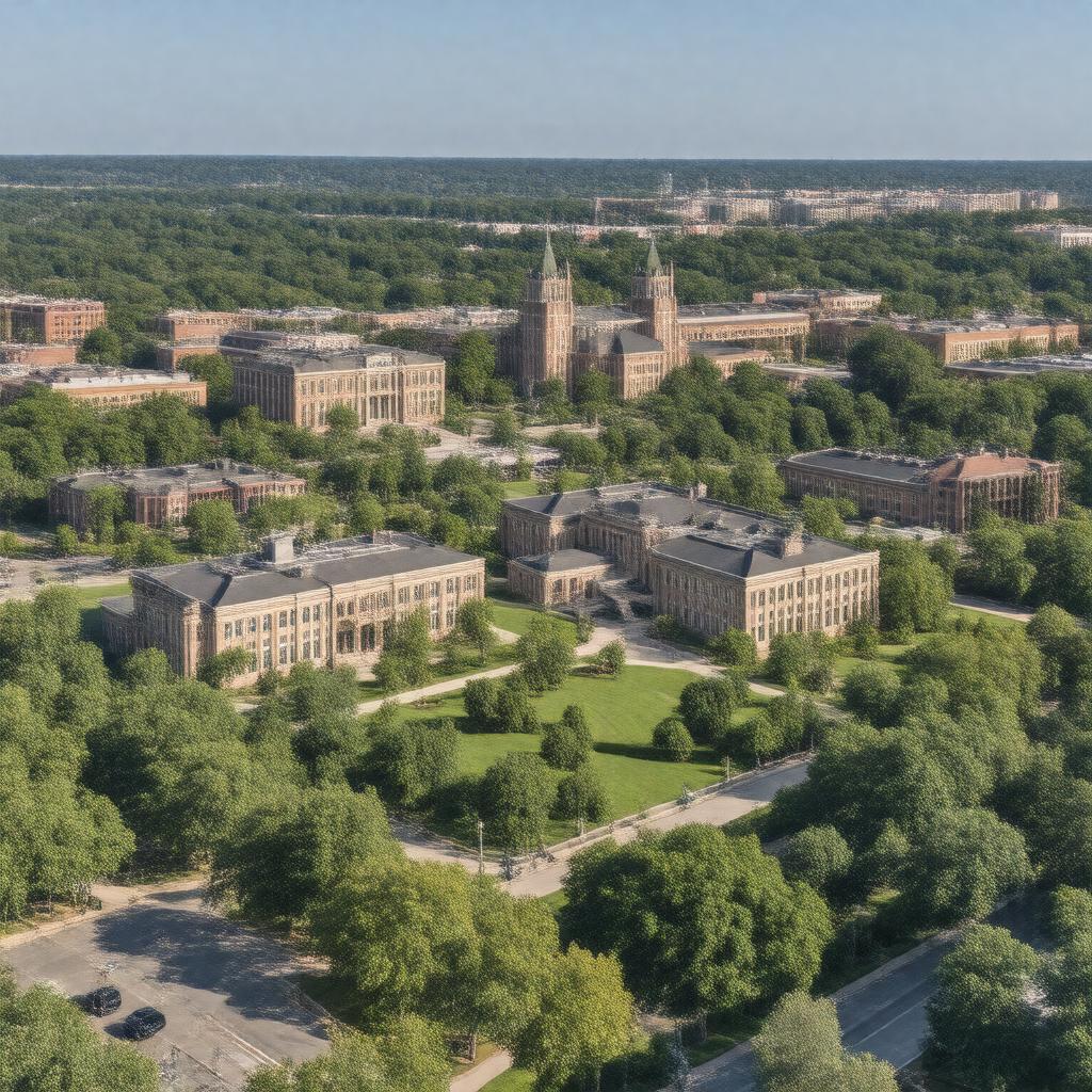 AI-created image of Peabody Campus